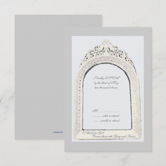 Byzantine Border RSVP (Voorkant / Achterkant)