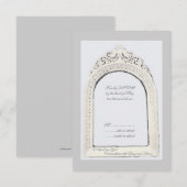 Byzantine Border RSVP Kaartje (Voorkant / Achterkant)