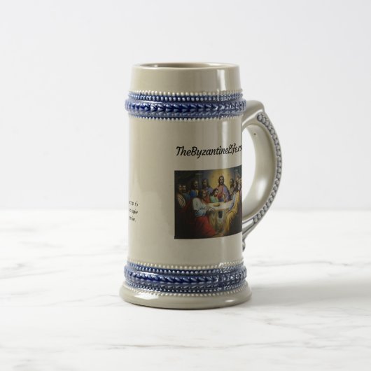 Byzantine Chalice Beer Stein Bierpul (Voorkant rechts)