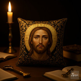 Byzantine Christ Icon - Jesus Kussen