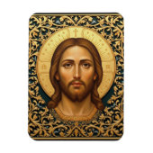 Byzantine Christ Icon - Jesus Magneet (Verticaal)