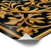 Byzantine Christ Icon - Jesus Perfect Poster (Hoek)