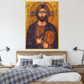 Byzantine Christus Pantokrator Canvas Afdruk (Insitu (Slaapkamer))