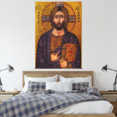 Byzantine Christus Pantokrator Canvas Afdruk (Insitu (Slaapkamer))
