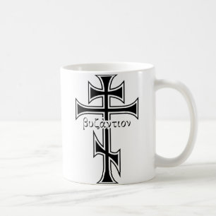 Byzantine Cross & Eagle Koffiemok