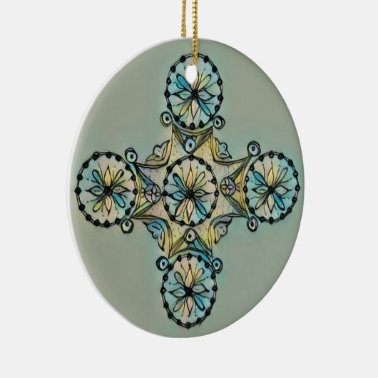 Byzantine Cross Ornament (Rechts)