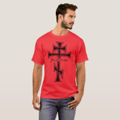 Byzantine Cross T-shirt (Voorkant volledig)