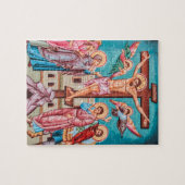 Byzantine Crucifixion Puzzle Legpuzzel (Horizontaal)