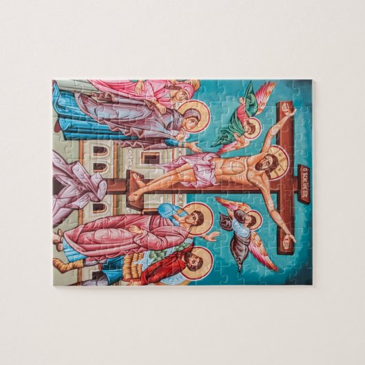 Byzantine Crucifixion Puzzle Legpuzzel (Horizontaal)