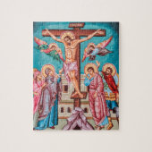 Byzantine Crucifixion Puzzle Legpuzzel (Verticaal)
