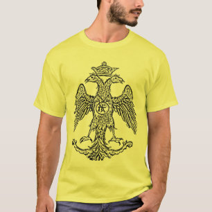 Byzantine Dubbelverhitte adelaar T-shirt