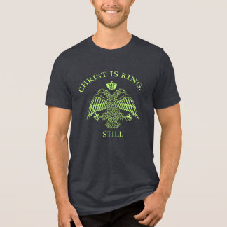 Byzantine Eagle Christ Is King Still Tee Tri-Blend Shirt