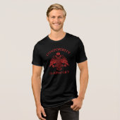 Byzantine Eagle Conformity Is Cowardice Tee Tri-Blend Shirt (Voorkant volledig)