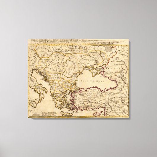 Byzantine Empire Canvas Afdruk (Voorkant)