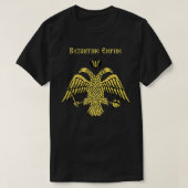 Byzantine Empire Double Headed Eagle Constantinopl T-shirt (Design voorkant)