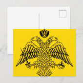 Byzantine Empire Flag Briefkaart (Voorkant / Achterkant)