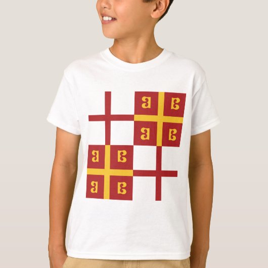 Byzantine Empire Flag T-shirt (Voorkant)