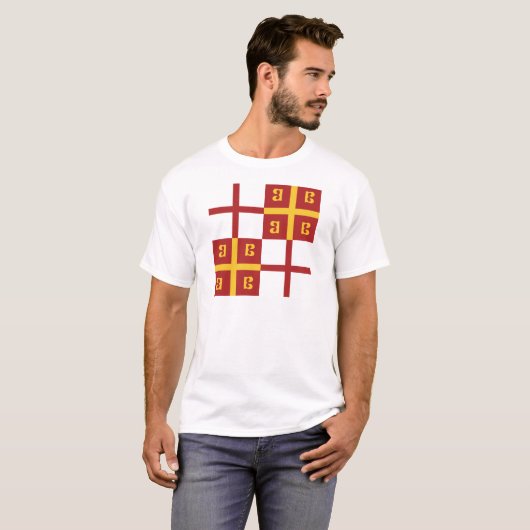 Byzantine Empire Flag T-shirt (Voorkant volledig)