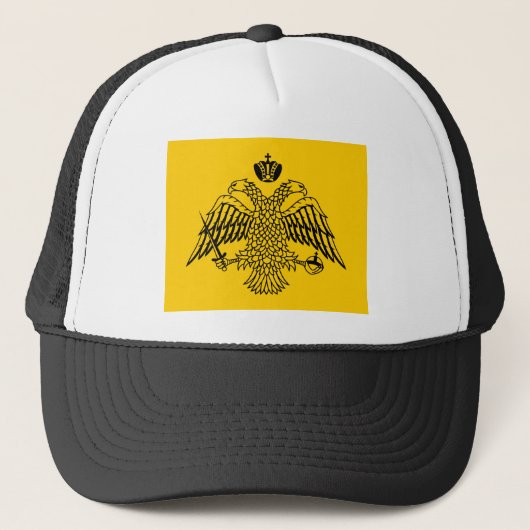 Byzantine Empire Flag T-Shirts Trucker Pet (Voorkant)
