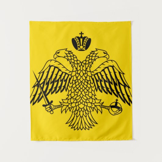 Byzantine Empire Flag Wandkleed (Voorkant)