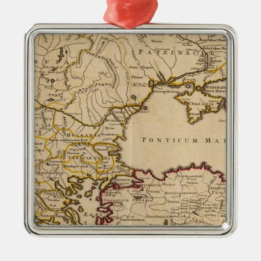 Byzantine Empire Metalen Ornament (Voorkant)