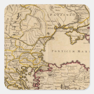 Byzantine Empire Vierkante Sticker