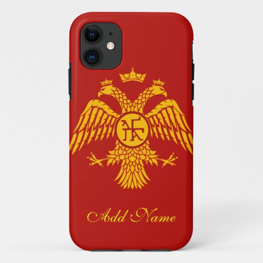 Byzantine Flag Case-Mate iPhone Case (Achterkant)