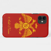 Byzantine Flag Case-Mate iPhone Case (Achterkant (horizontaal))