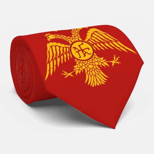Byzantine Flag Stropdas (Opgerold)