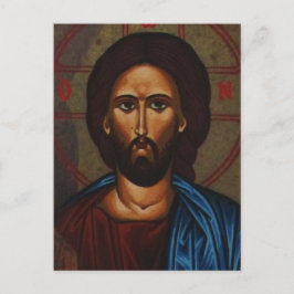 Byzantine Grieks-orthodoxe Pictogram JESUS CHRIST Briefkaart