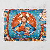 byzantine jesus briefkaart (Voorkant)