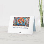 byzantine jesus wenskaart kaart (Achterkant)