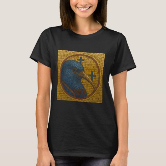 Byzantine Kiwi Mosaic T-shirt (Voorkant)