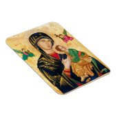 Byzantine Maagd Maria en Kind Icon Kerstmis Magneet (Rechterzijde)