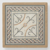 Byzantine Mosaic Tile Stenen Onderzetter (Voorkant)