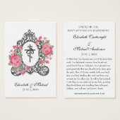 Byzantine Orthodox Eastern Rite Weddenschap Heilig Visitekaartje (Voorkant /achterkant)