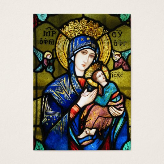 Byzantine Orthodox Eastern Rite Weddenschap Heilig Visitekaartje (Voorkant)