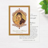 Byzantine Orthodox Eastern Rite Weddenschap Heilig Visitekaartje (Bureau)