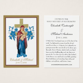 Byzantine Orthodox Eastern Rite Weddenschap Heilig Visitekaartje