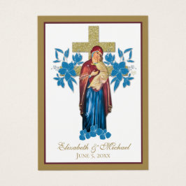 Byzantine Orthodox Eastern Rite Weddenschap Heilig Visitekaartje