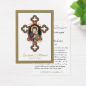 Byzantine Orthodox Eastern Rite Weddenschap Heilig Visitekaartje (Bureau)