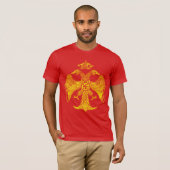 Byzantine Palaiologos Eagle T-shirt (Voorkant volledig)