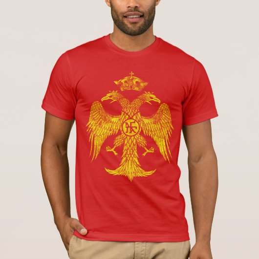 Byzantine Palaiologos Eagle T-shirt (Voorkant)