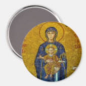 Byzantine Saint Mary Theotokos Magnet Hagia Sophia (Voorkant / Achterkant)