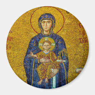 Byzantine Saint Mary Theotokos Magnet Hagia Sophia