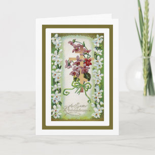 Byzantine Slavonic Kathokatholieke Pascha Pasaster Feestdagen Kaart