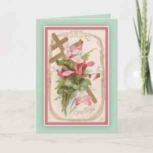 Byzantine Slavonic Kathokatholieke Pascha Pasaster Feestdagen Kaart