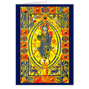 Byzantine volkskunst Jezus