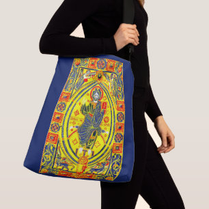 Byzantine volkskunst Jezus Crossbody Tas