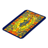 Byzantine volkskunst Jezus Magneet (Linkerzijde)